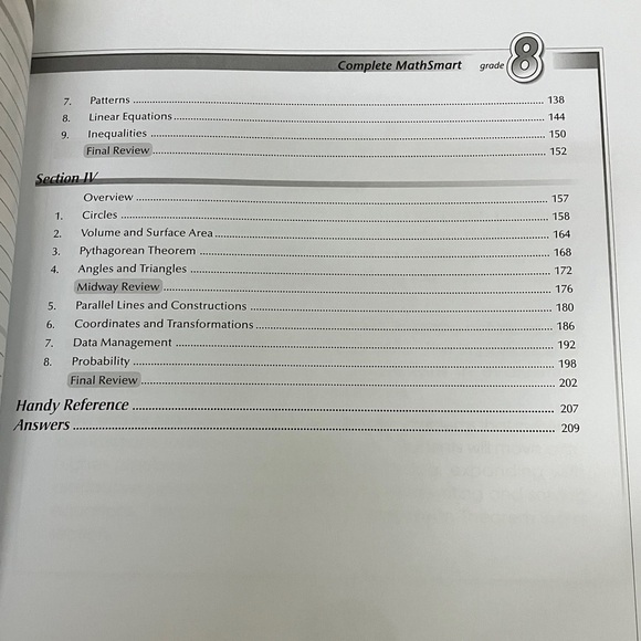 Complete MathSmart 8 Workbook - Canadian curriculum - Picture 5 of 16